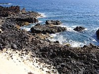 Badebucht der FKK Anlage Charco del Palo auf Lanzarote